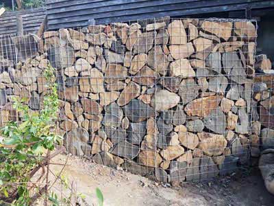 gabion wall photo