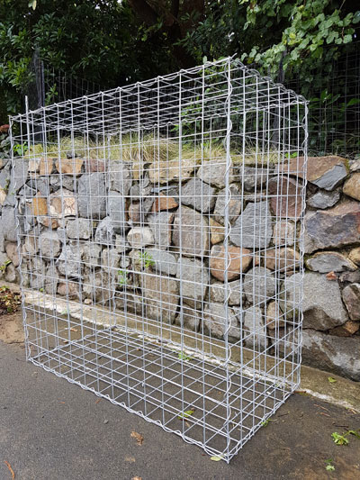 gabion wall photo